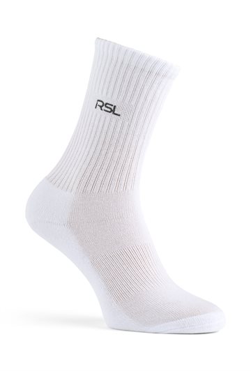 RSL Sokker - Lang - Hvid